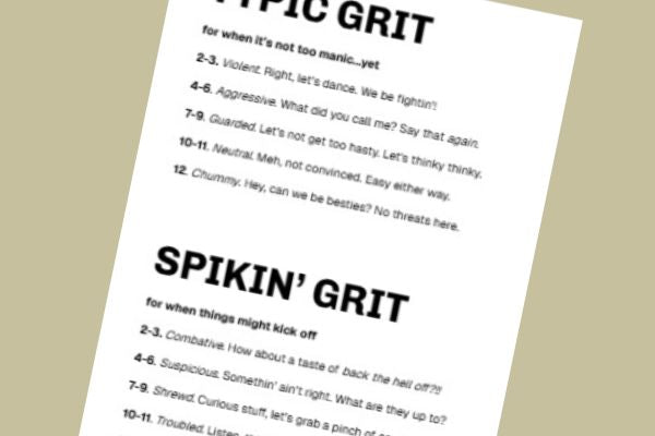 Grit Morale The Chaos TTRPG