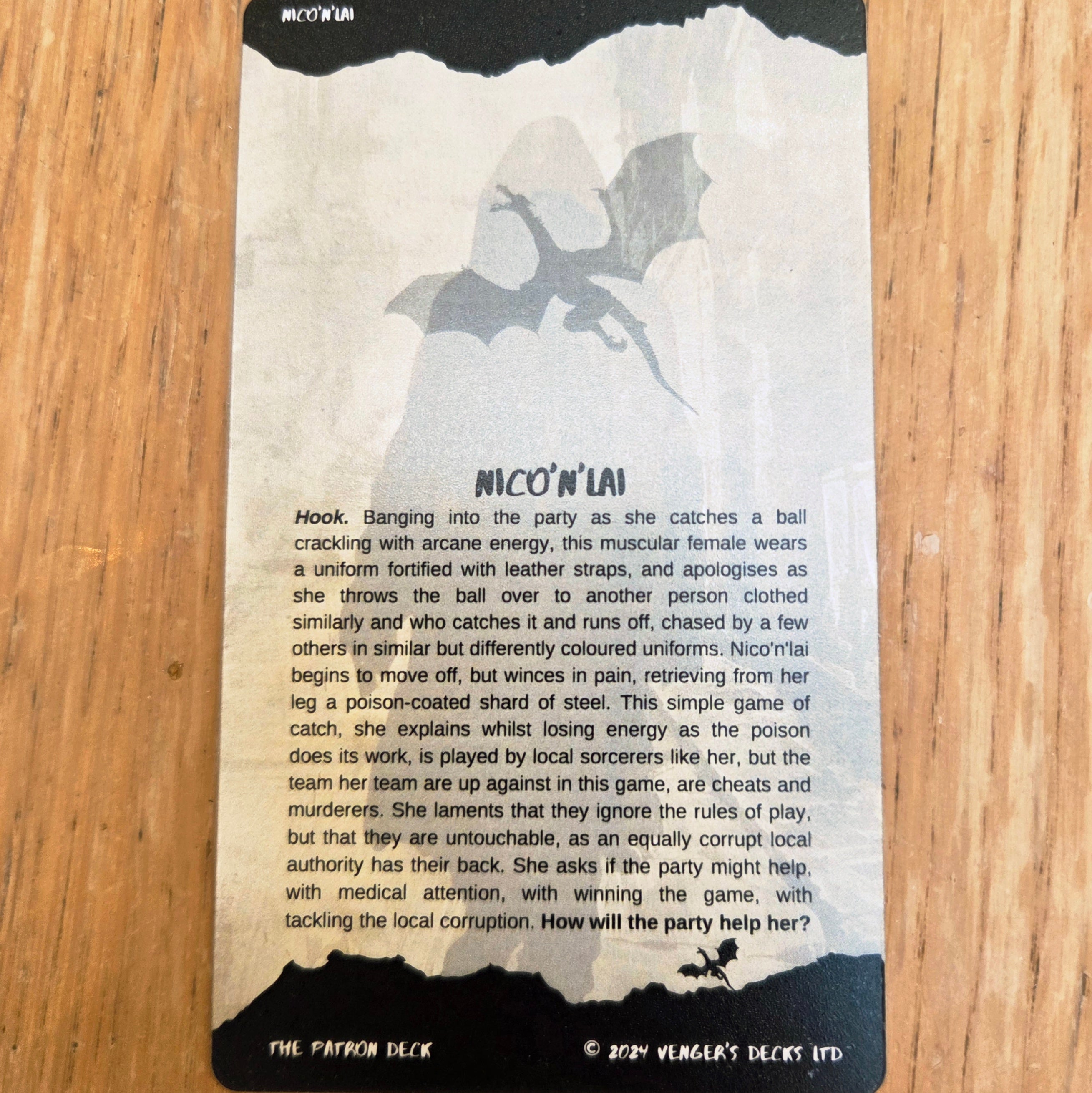 The Patron | Deck of 50 NPCs and Quest-Givers