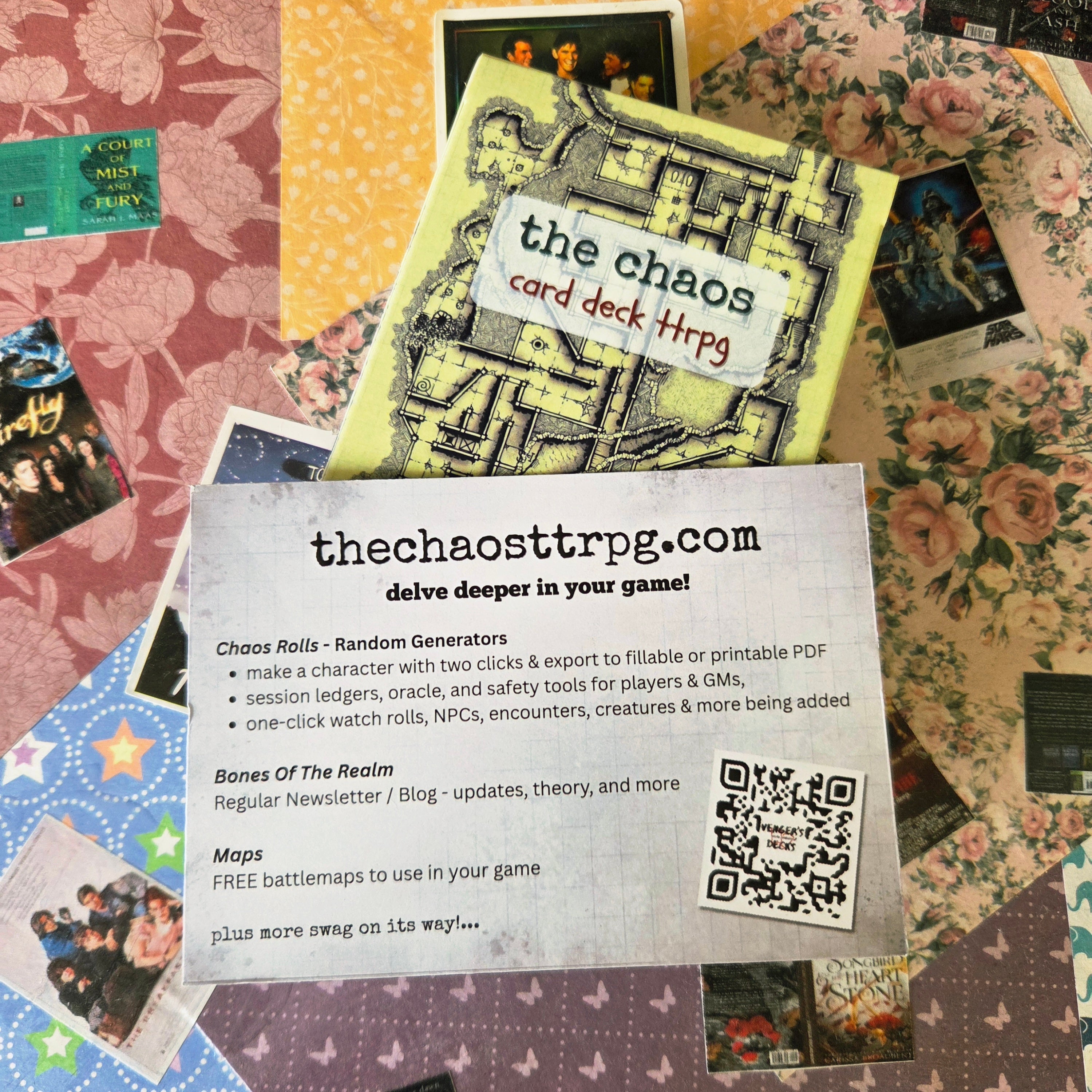 The Chaos Card Deck TTRPG | Card-Based Tabletop RPG | Free Rules Online