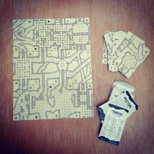 The Snap | Deck of 52 Dungeon Geomorphs